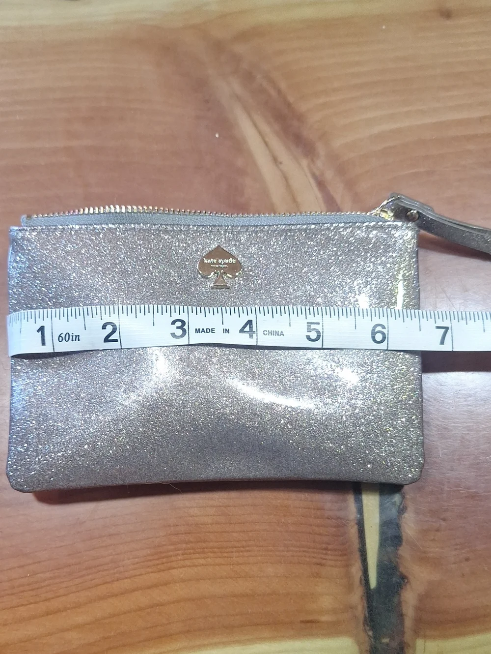 Kate Spade Sparkly Zip Wristlet NWOT